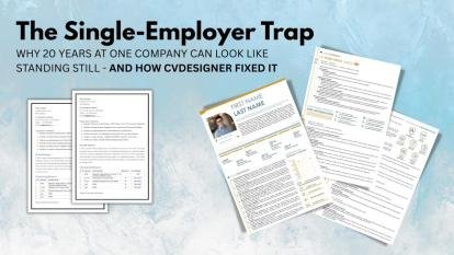 Before After CV Makeover