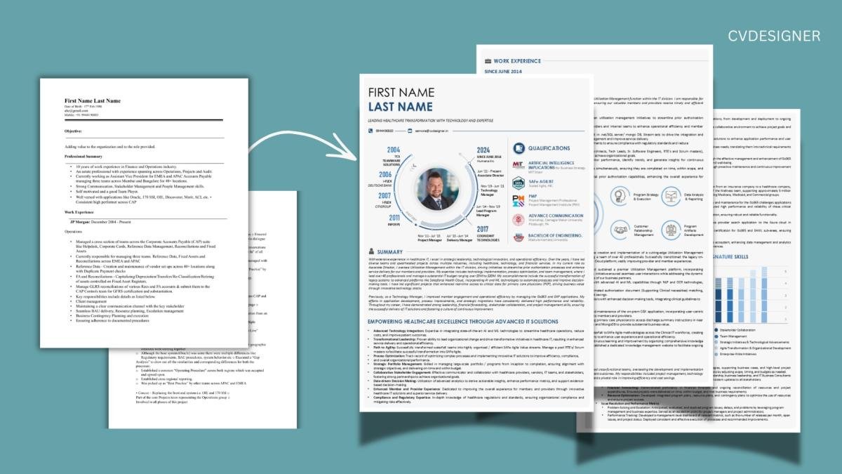 A resume transformation