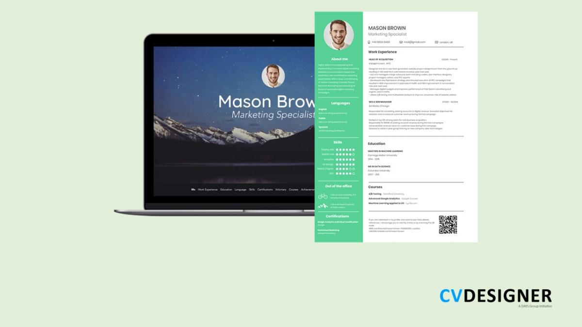 Where do I build my CV online?