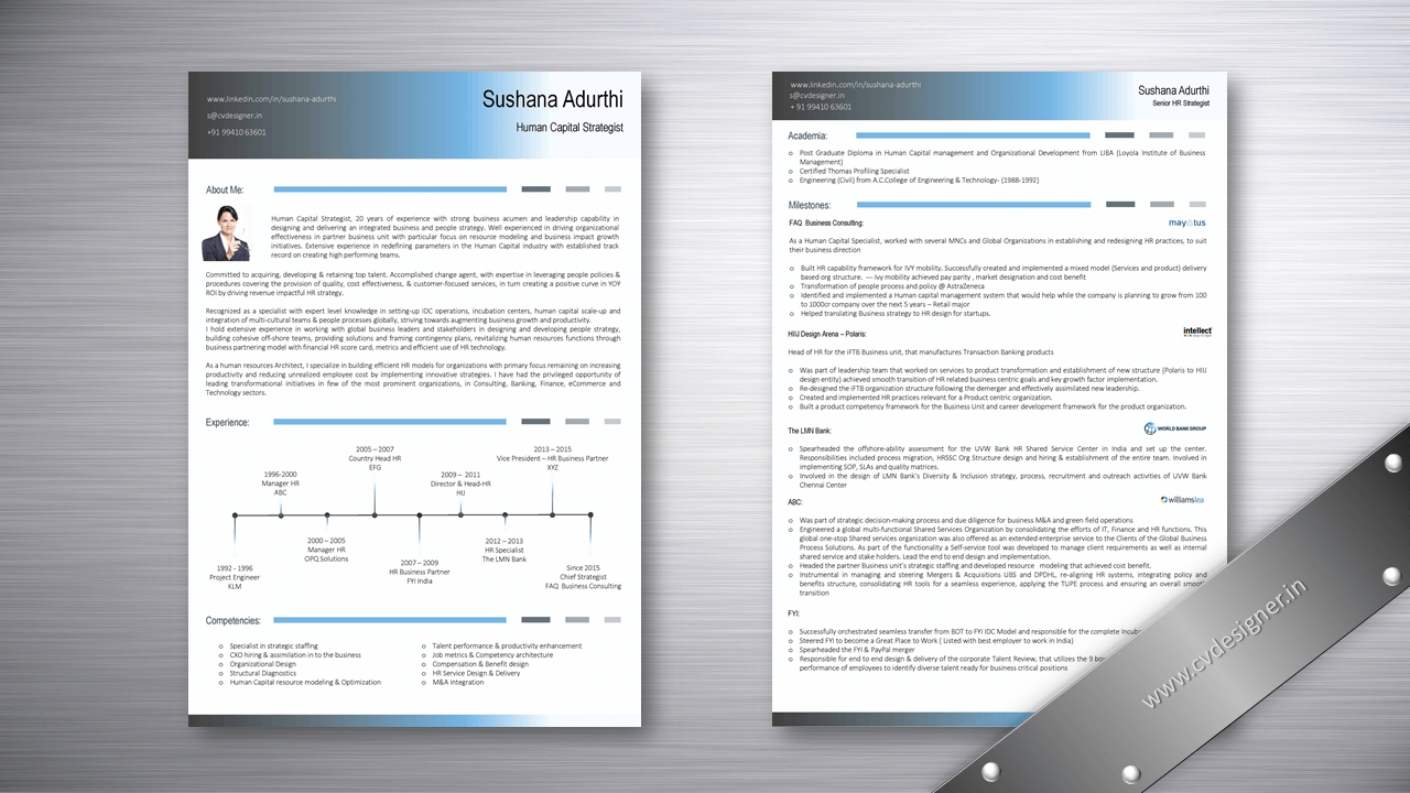 Human Capital Specialist Resume Samples
